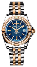 Breitling Galactic 32 Niebieski/Stal w kolorze różowego złota Ø31.8 mm C71356LA.C813.367C