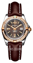 Breitling Galactic 32 Brązowy/Skóra Ø31.8 mm C71356LA.Q581.410X.A14BA.1