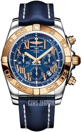 Breitling Chronomat 44 Niebieski/Skóra Ø44 mm CB011012-C784-105X-A20BA.1