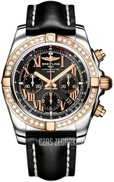 Breitling Chronomat 44 Czarny/Skóra Ø44 mm CB011053-B957-435X-A20BA.1