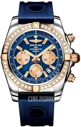 Breitling Chronomat 44 Niebieski/Guma Ø44 mm CB011053-C790-211S-A20D.2
