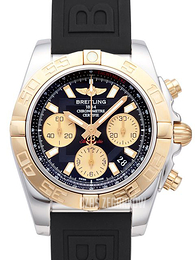 Breitling Chronomat 41 Czarny/Guma Ø41 mm CB014012-BA53-150S-A18S.1