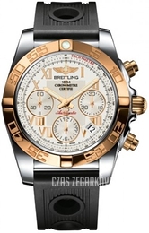 Breitling Chronomat 41 Srebrny/Guma Ø41 mm CB014012-G759-202S-A18D.2