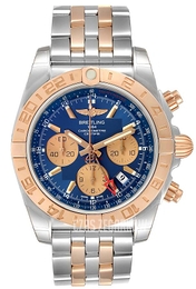 Breitling Chronomat 44 GMT Niebieski/Stal Ø44 mm CB042012-C858-375C