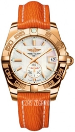 Breitling Galactic 36 Biały/Skóra Ø36 mm H3733012.A724.217X.H16BA.1