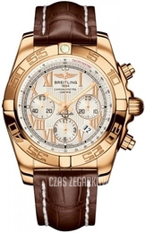 Breitling Chronomat 44 Srebrny/Skóra Ø44 mm HB011012-G677-739P-H20BA.1