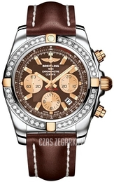 Breitling Chronomat 44 Brązowy/Skóra Ø44 mm IB011053-Q576-437X-A20BA.1