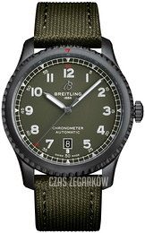 Breitling Aviator 8 Automatic 41 Zielony/Skóra Ø41 mm M173152A1L1X2