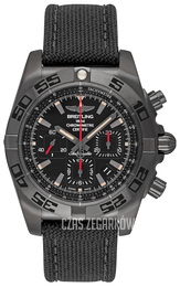Breitling Chronomat 44 Blacksteel Czarny/Skóra Ø44 mm MB0111C3-BE35-109W-M20BASA.1