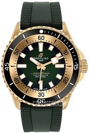 Breitling Superocean Automatic 42 Zielony/Guma Ø42 mm N17375201L1S1
