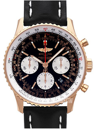 Breitling Navitimer 01 Czarny/Skóra Ø43 mm RB012012-BA49-435X-R20BA.1