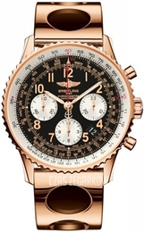 Breitling Navitimer 01 Czarny/18 karatowe różowe złoto Ø43 mm RB012012-BB07-220R