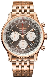 Breitling Navitimer 01 Brązowy/18 karatowe różowe złoto Ø43 mm RB012012-Q606-447R