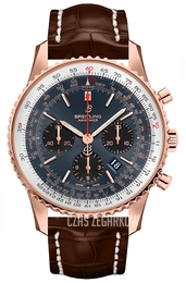 Breitling Navitimer 01 Niebieski/Skóra Ø43 mm RB0121211C1P2