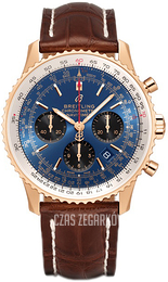 Breitling Navitimer 1 B01 Chronograph 43 Niebieski/Skóra Ø43 mm RB0121211C1P4
