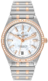 Breitling Chronomat Automatic 36 Biały/18 karatowe różowe złoto Ø36 mm U10380591A2U1
