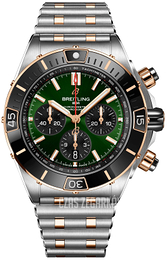 Breitling Super Chronomat B01 44 Zielony/18 karatowe różowe złoto Ø44 mm UB0136251L1U1