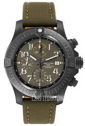 Breitling Avenger Chronograph 45 Zielony/Skóra Ø45 mm V13317101L1X1