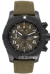 Breitling Avenger Chronograph 45 Zielony/Skóra Ø45 mm V13317101L1X2