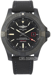 Breitling Avenger Blackbird 44 Czarny/Skóra Ø44 mm V17311101B1W1