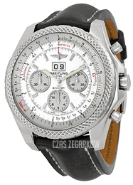 Breitling for Bentley 6.75 Srebrny/Skóra Ø49 mm A4436412-G679-441X-A20BA.1