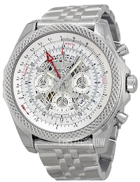 Breitling for Bentley B04 GMT Srebrny/Stal Ø49 mm AB043112-G774-990A