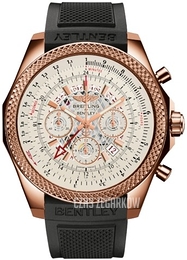Breitling for Bentley B04 GMT Srebrny/Guma Ø49 mm RB043112-G775-220S-R20D.3