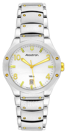 Bulova Accutron Biały/Stal Ø37 mm 28B73