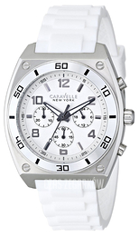 Bulova Caravelle Biały/Guma Ø53.5 mm 43A126
