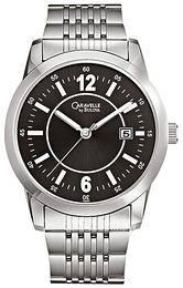 Bulova Caravelle Czarny/Stal Ø38 mm 43B001