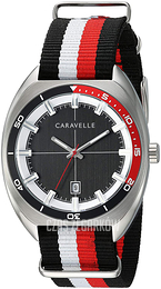 Bulova Caravelle Czarny/Tkanina Ø40 mm 43B168