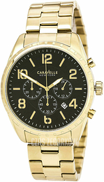 Bulova Caravelle Czarny/Stal w odcieniu złota Ø44 mm 44B114