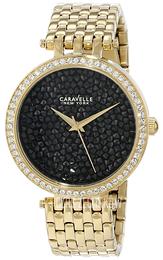 Bulova Caravelle Czarny/Stal w odcieniu złota Ø38 mm 44L121