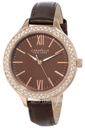Bulova Caravelle Brązowy/Skóra Ø46 mm 44L124