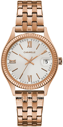 Bulova Caravelle Srebrny/Stal w kolorze różowego złota Ø32 mm 44M115