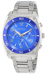 Bulova Caravelle Niebieski/Stal Ø53.5 mm 45A109
