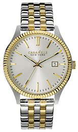 Bulova Caravelle Biały/Stal w odcieniu złota Ø41 mm 45B129