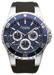 Bulova Caravelle Niebieski/Guma Ø41 mm 45C101