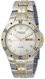 Bulova Caravelle Biały/Stal Ø44.45 mm 45C24