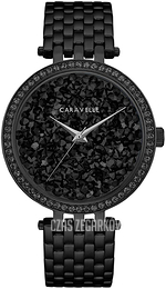 Bulova Caravelle Czarny/Stal Ø38.25 mm 45L171