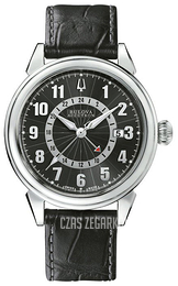 Bulova Accutron Czarny/Skóra Ø42 mm 63B012