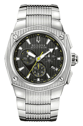 Bulova Accutron Czarny/Stal Ø42 mm 63B111
