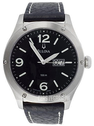 Bulova Czarny/Skóra 63B59