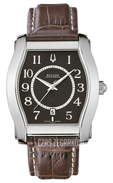 Bulova Accutron Czarny/Skóra 63F67