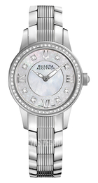 Bulova Accutron Biały/Stal Ø28.1 mm 63R131