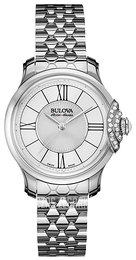 Bulova Srebrny/Stal Ø31 mm 63R143