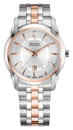 Bulova Accutron Srebrny/Stal w kolorze różowego złota Ø41 mm 65B152
