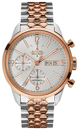Bulova Srebrny/Stal w kolorze różowego złota Ø41 mm 65C114