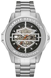 Bulova Harley-Davidson Czarny/Stal 76A154
