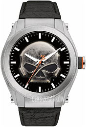 Bulova Harley-Davidson Wielokolorowy/Skóra Ø46.5 mm 76A156